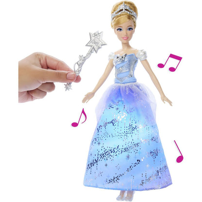Mattel Disney Princess Popelka se svítícími šaty a zvuky