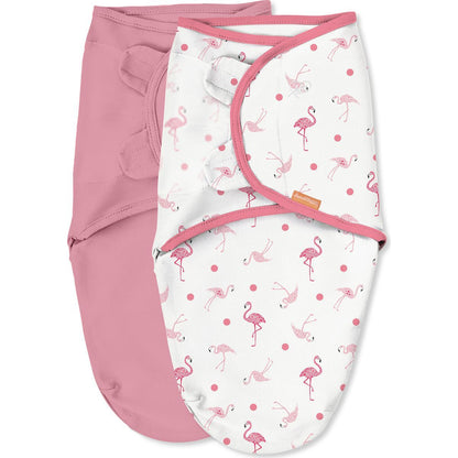 Summer Infant Zavinovačka SwaddleMe S růžová plameňáci 2ks