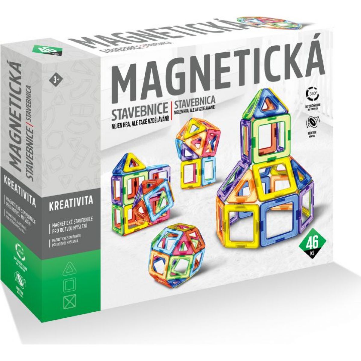 Epee Magnetická stavebnice 46ks