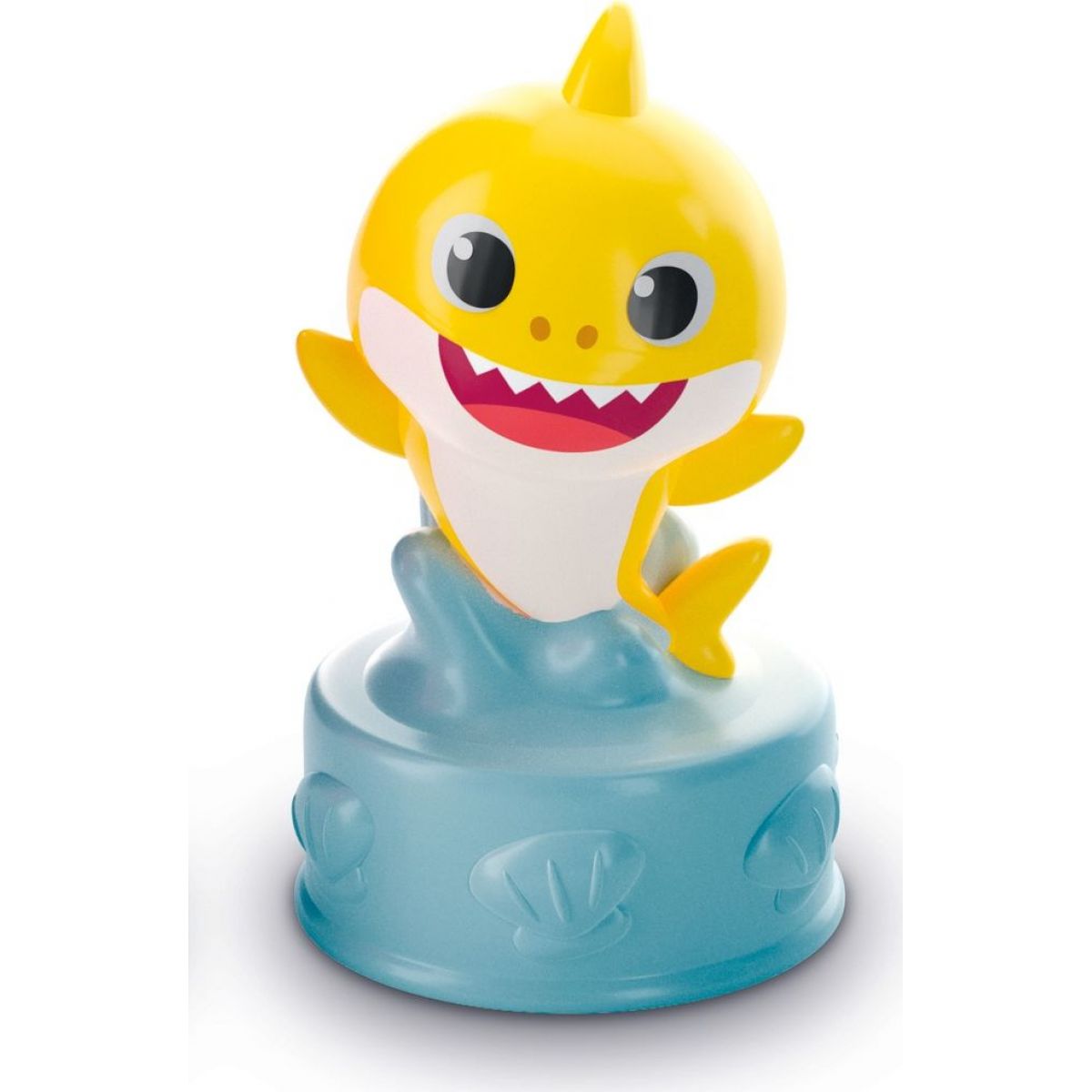 Clemmy baby Baby Shark Kyblík s kostkami růžový 6 dílků