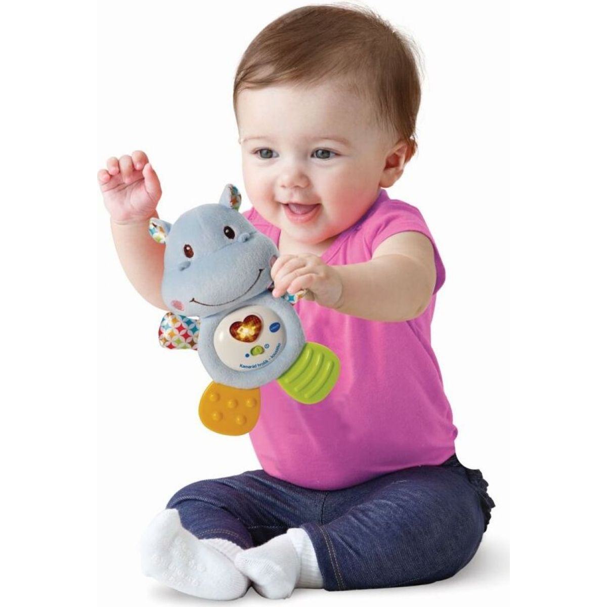 Vtech Kamarád hrošík - kousátko CZ