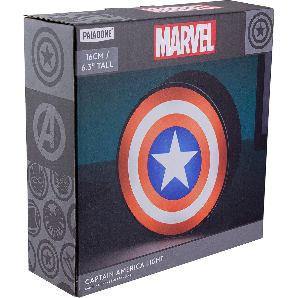 Kapitán Amerika Box světlo