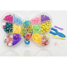 Sada gumiček a korálků 338 ks na výrobu náramků Loom Band