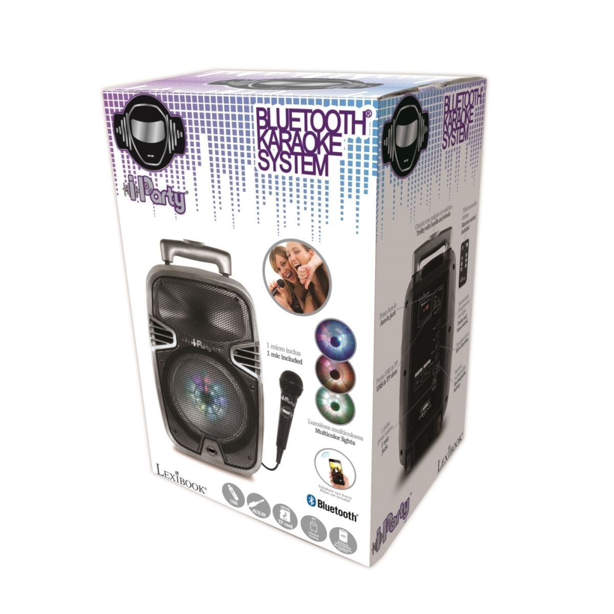 Lexibook Bezdrátový karaoke Audio System iParty na kolečkách