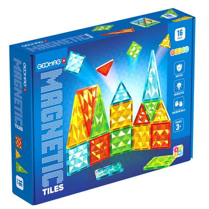 Geomag Magnetic Tiles 16 dílků