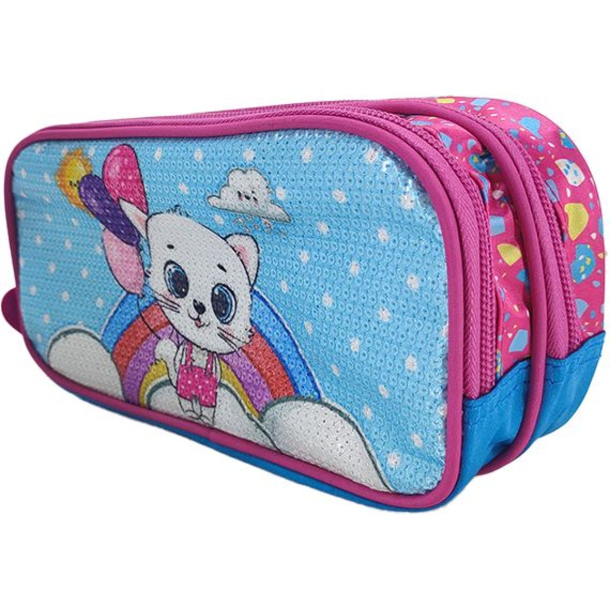 Penál Kočička a balónky 23 cm