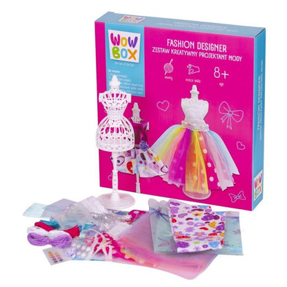 TM Toys Wow Box Módní návrhář Kreativní sada na navrhování šatů
