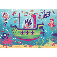 Ravensburger puzzle 055920 Puzzle & Play Piráti a země na dohled 2 x 24 dílků