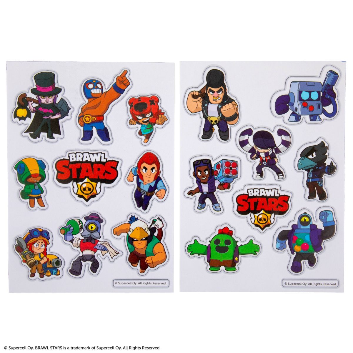 Brawl Stars 3D samolepky