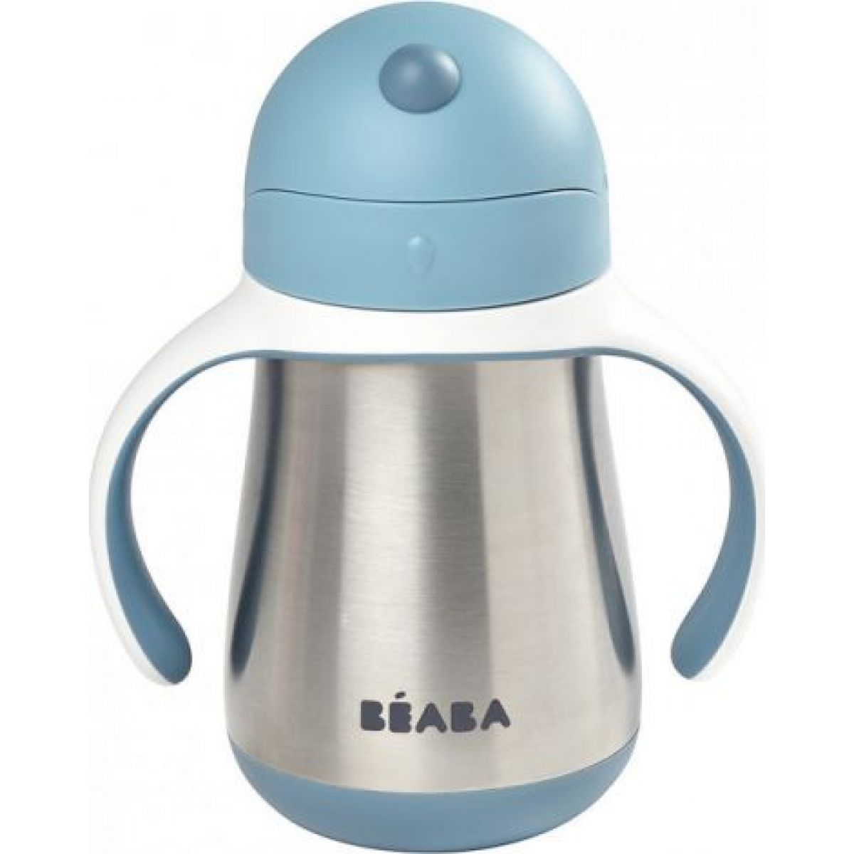 Beaba Hrnek termoizolační s brčkem nerez 250ml Blue