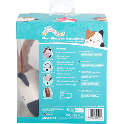 Squishmallows Plush Bluetooth Headphones - Cam