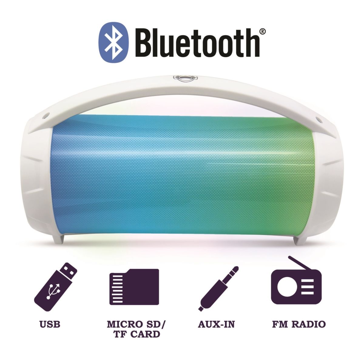 Lexibook iParty bluetooth reproduktor s mikrofonem svítící