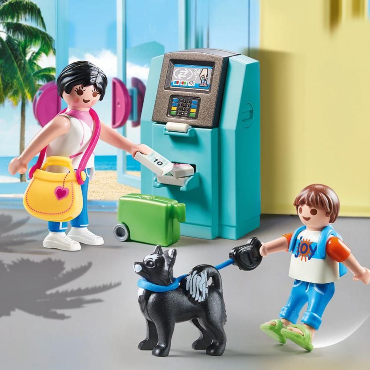 PLAYMOBIL® 70439 Turisti s bankomatem