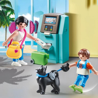 PLAYMOBIL® 70439 Turisti s bankomatem