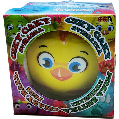 Epee Ciky Caky bláznivý míč žlutý 9 cm