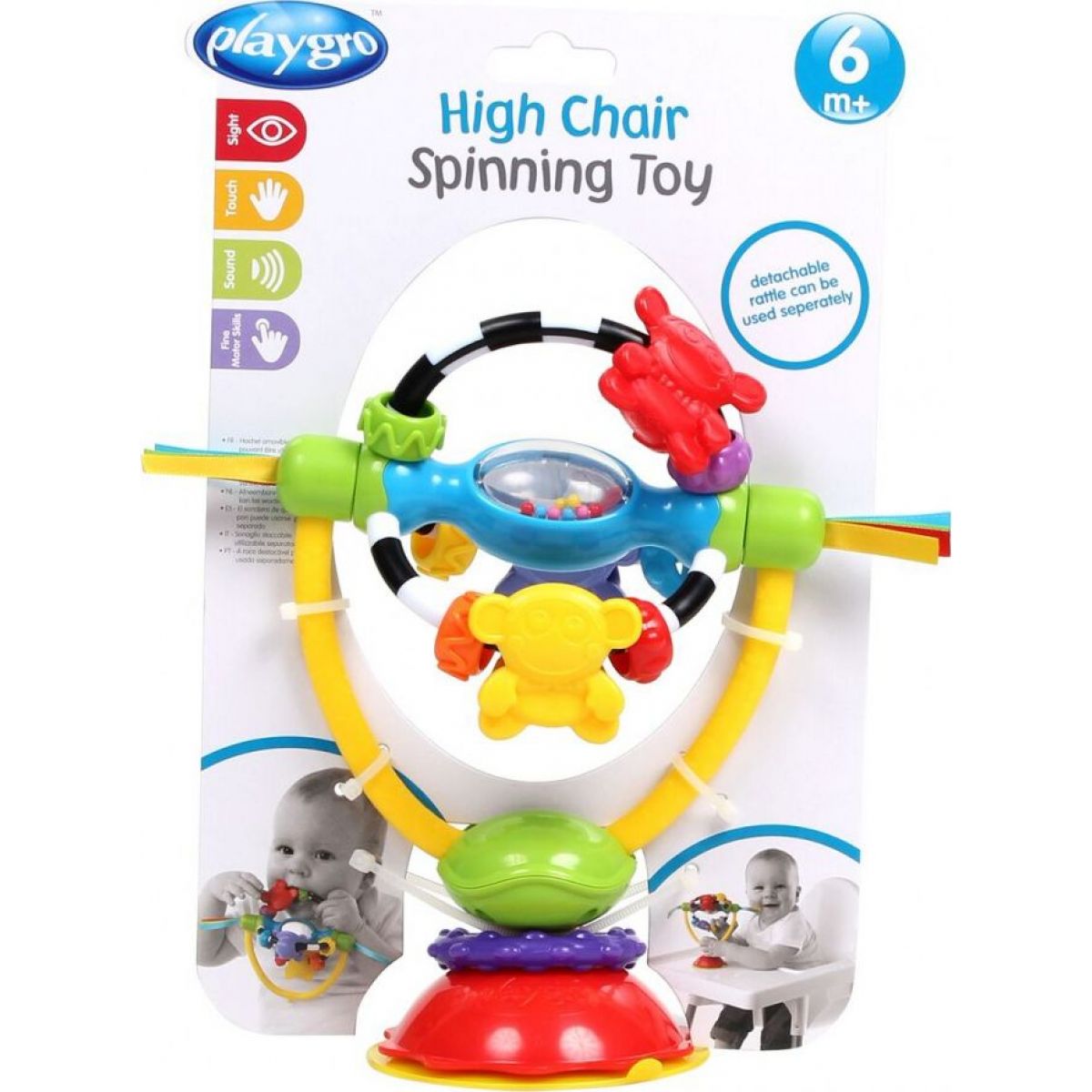 Playgro Otočná hračka s přísavkou