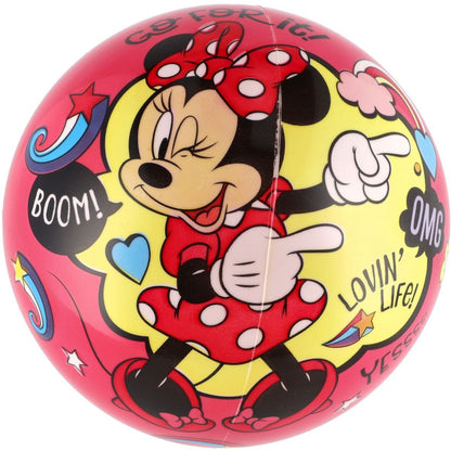 Míč Minnie nafouknutý 23 cm v síťce