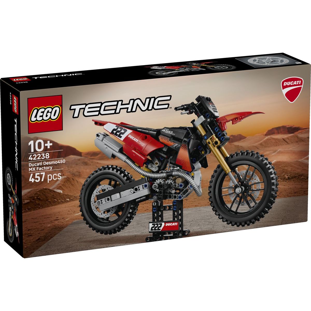 LEGO® Technic 42238 Motorka Ducati Desmo450 MX Factory