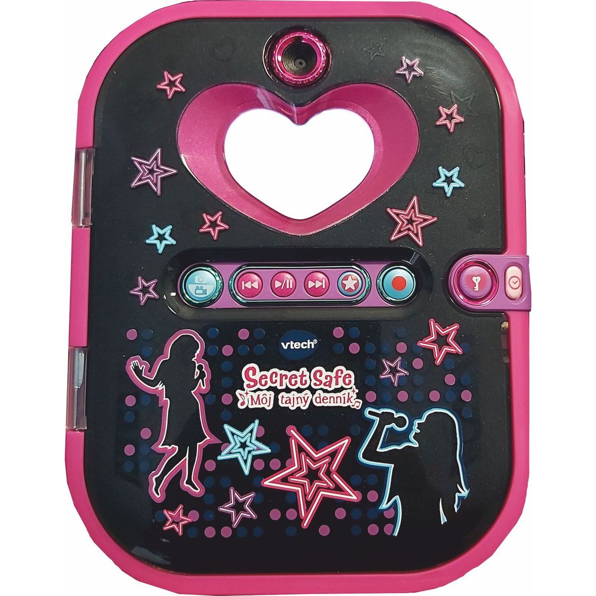 Vtech Kidi Secret Safe Môj tajný denník čierný SK - Poškozený obal