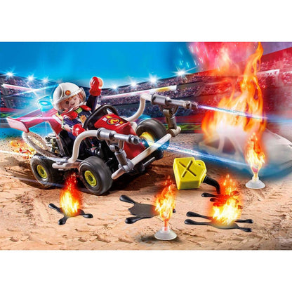 PLAYMOBIL® 70554 Kaskadérská show Požární motokára