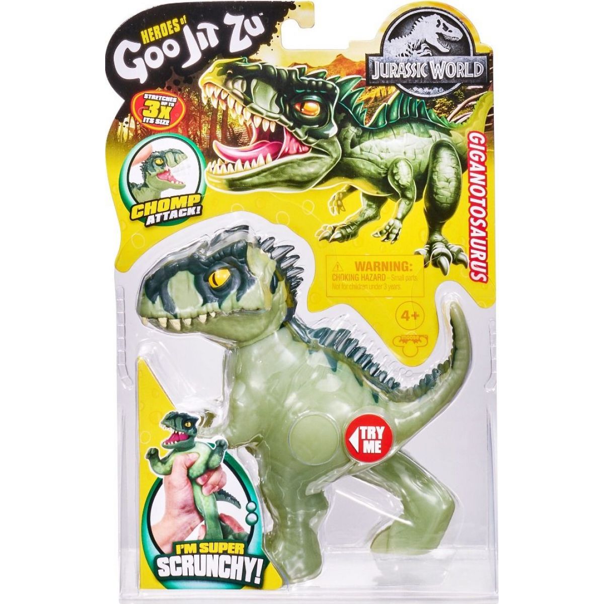Goo Jit Zu figurka Jurský svět Giganotosaurus