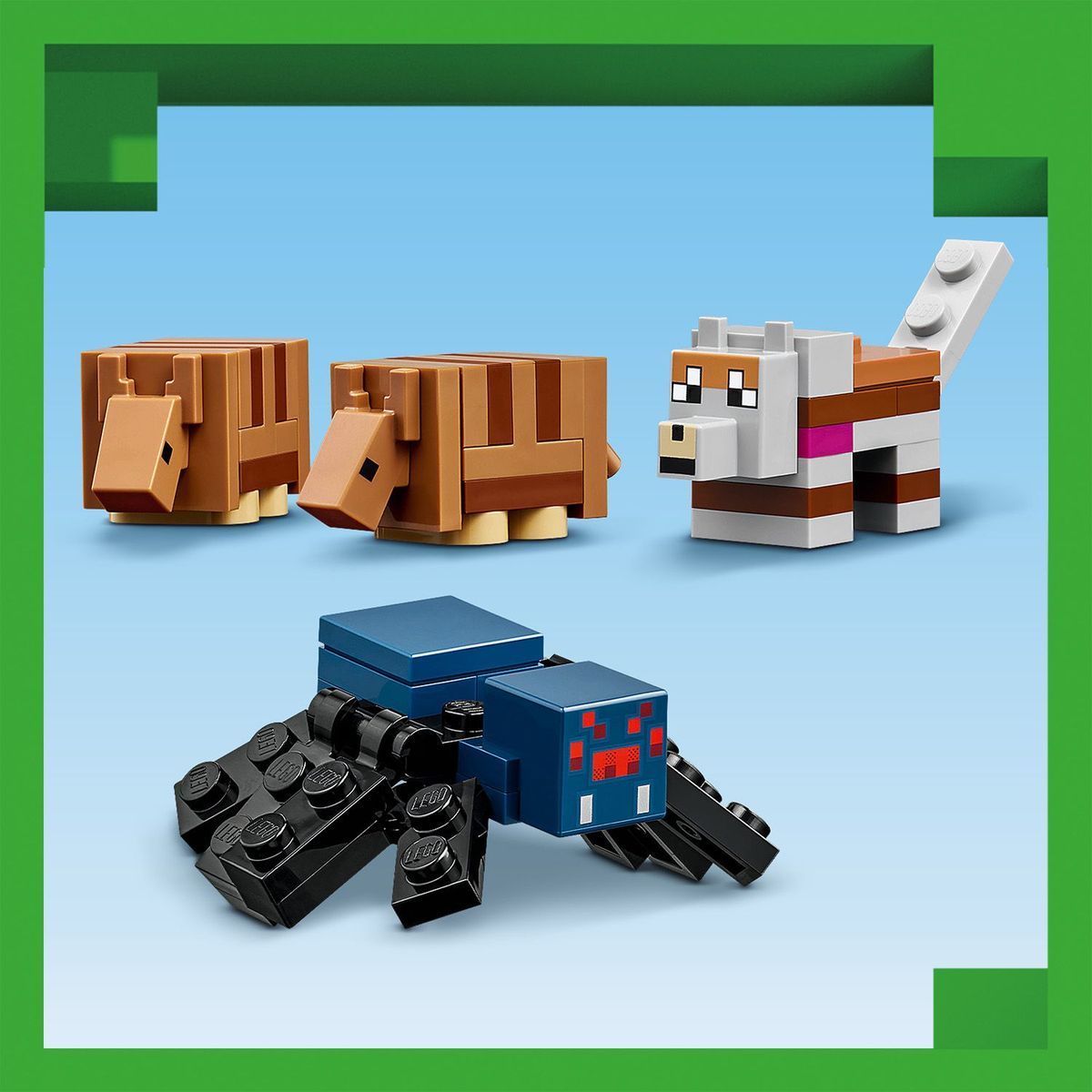 LEGO® Minecraft® 21269 Výprava do dolů a pásovec