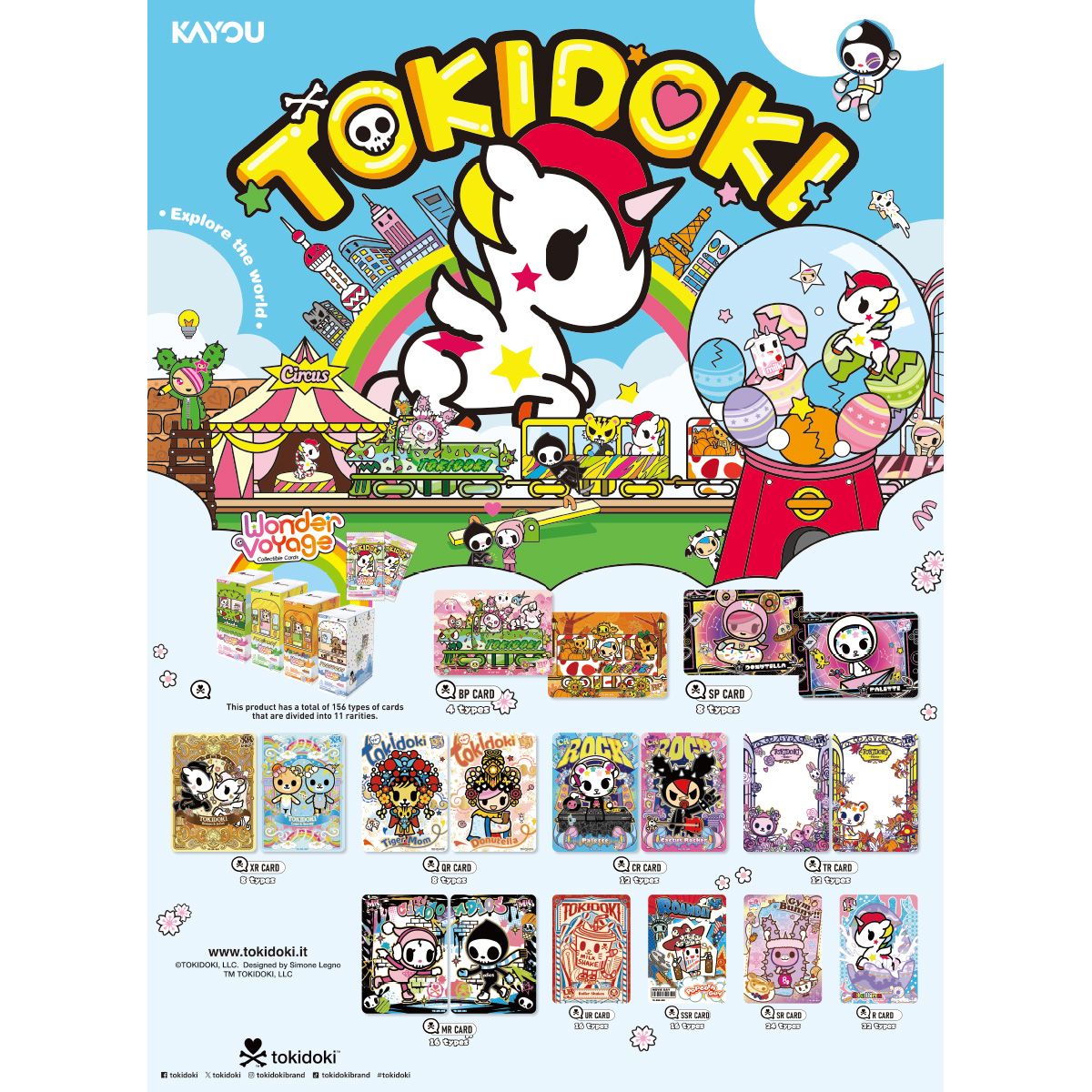 Tokidoki Wonder Voyage Sběratelské karty Roaming Edition