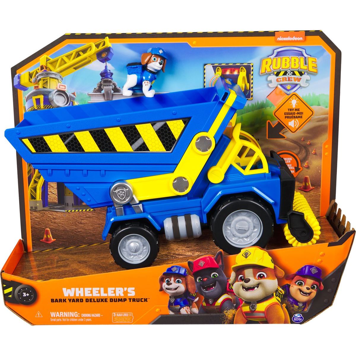 Spin Master Rubble & Crew interaktivní vozidlo se zvuky Wheeler