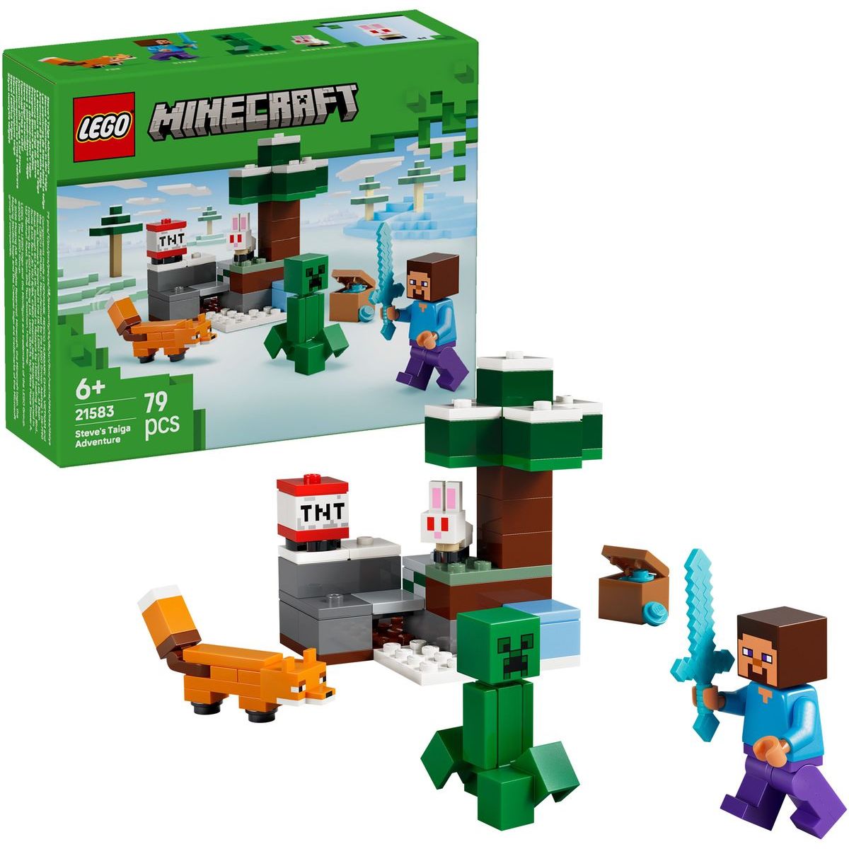 LEGO® 21583 Steve a dobrodružství v tajze