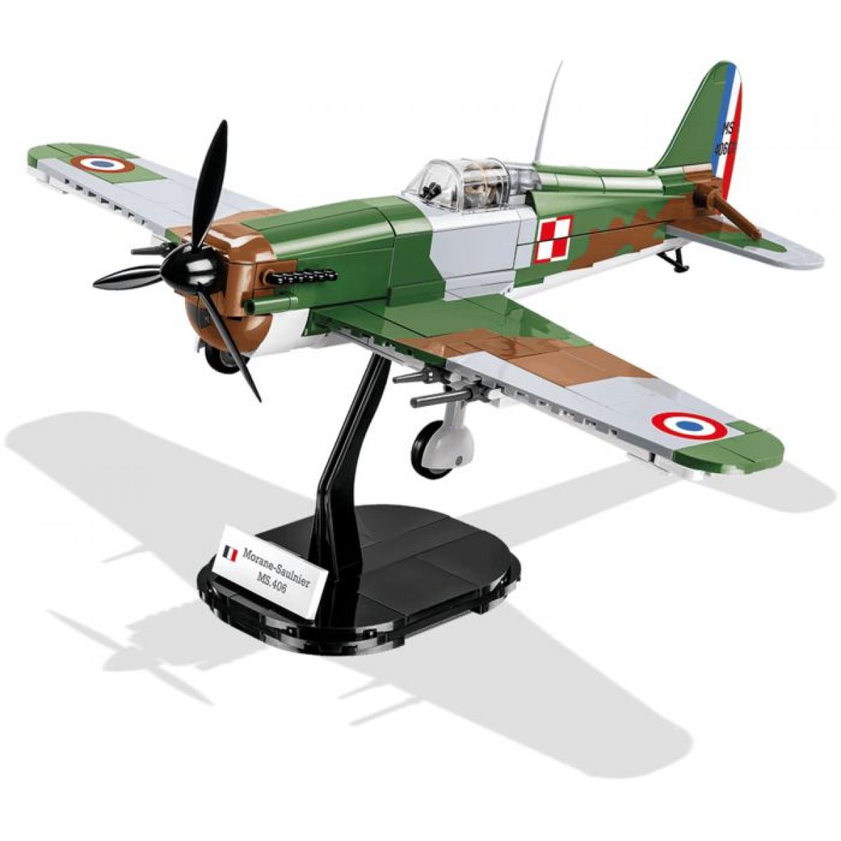 Cobi 5724 II. světová válka Morane-Saulnier MS.406 317 dílků