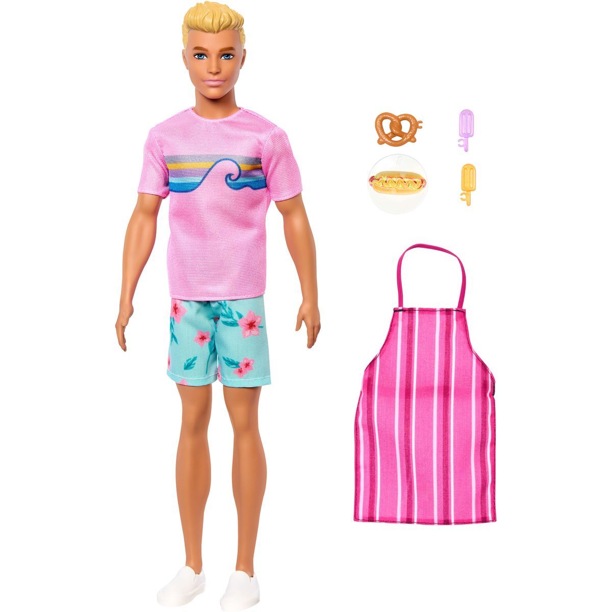 Barbie Ken s kuchařskými doplňky