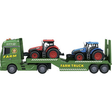 Sparkys CITY SERVICE CAR - 1:12 Farmářský tahač s vlekem a 2 traktory