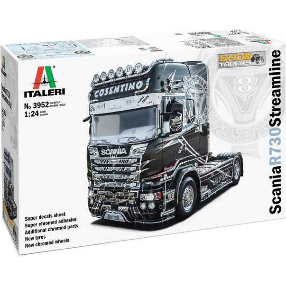 Italeri Model Kit truck 3952 - Scania R 730 Streamline 4x2 Show Trucks (1 : 24)