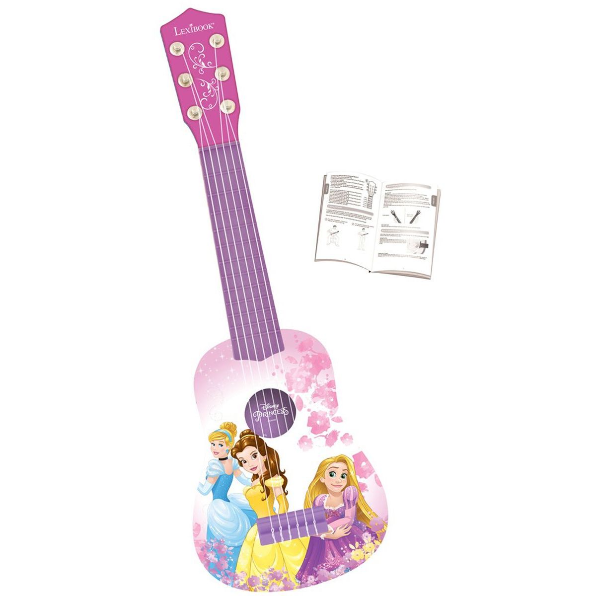 Lexibook Moje první kytara 52 cm Disney Princezny