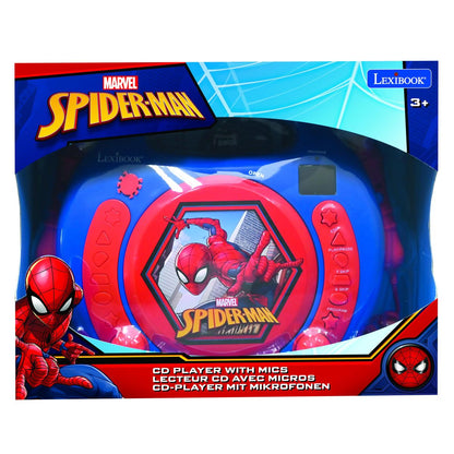 Lexibook CD přehrávač Spiderman se 2 mikrofony