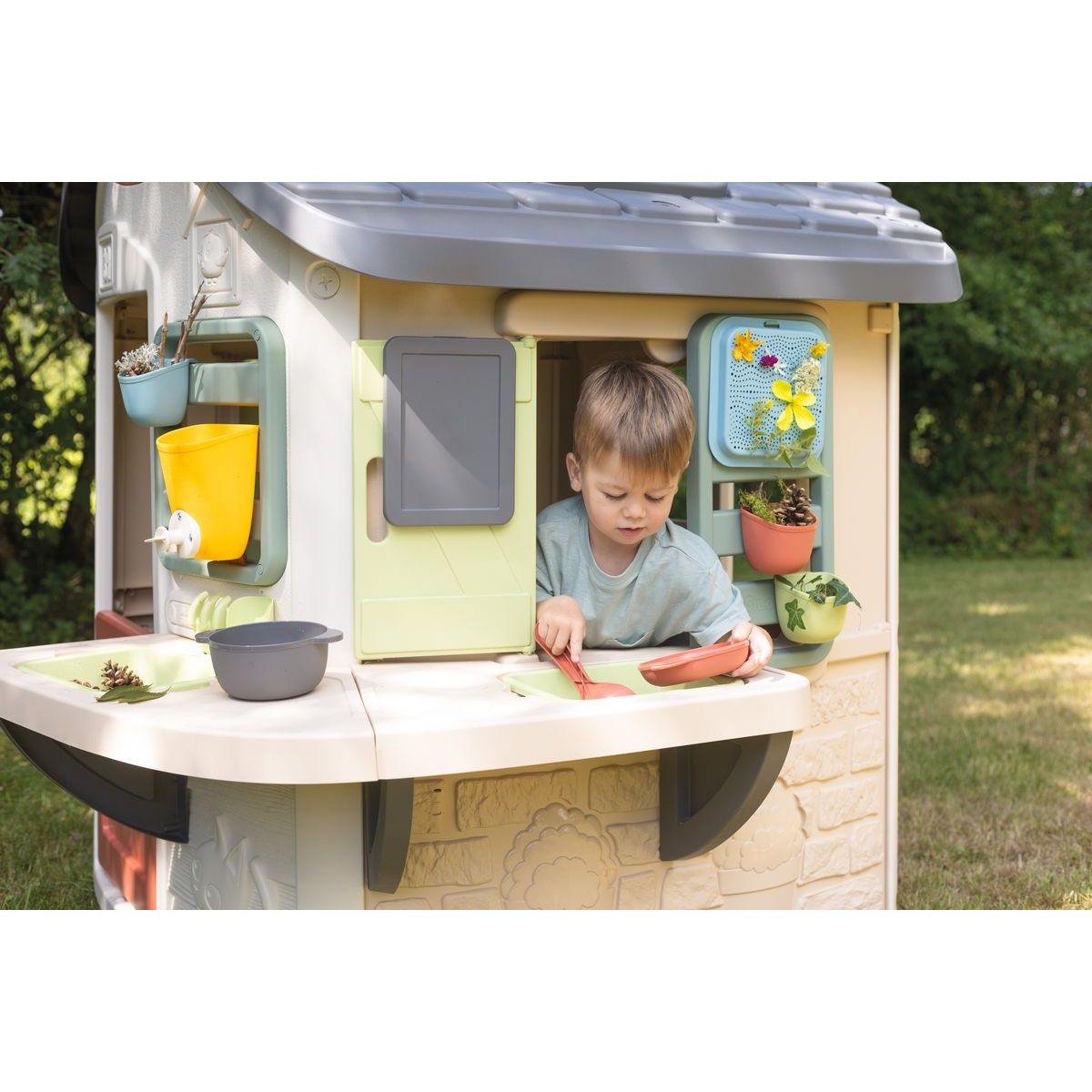 Smoby Domeček Life Mud Cooking rozšiřitelný