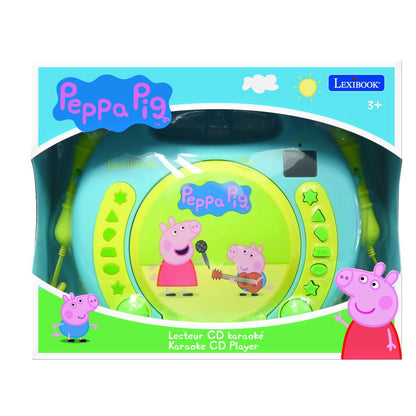 Lexibook CD přehrávač Prasátko Peppa se 2 mikrofony