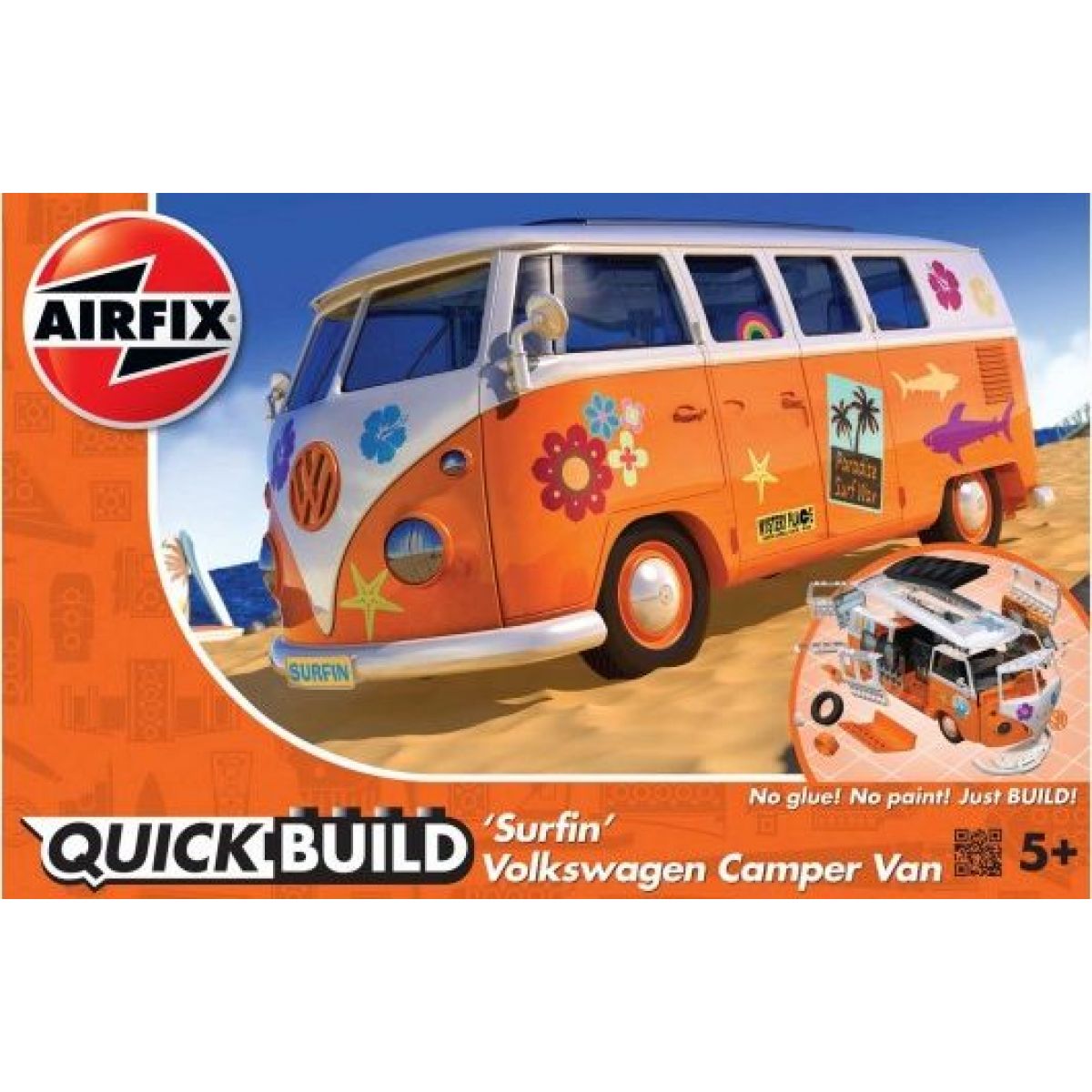 Airfix Quick Build auto J6032 VW Camper Surfin