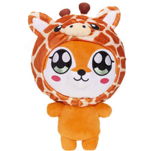 TM Toys Hoody Kin Academy Plyšová liška Fifi s kapucí žirafy 29 cm