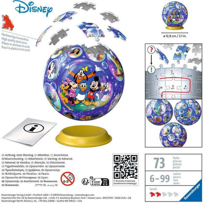 Ravensburger puzzle 115617 Puzzle-Ball Disney 72 dílků