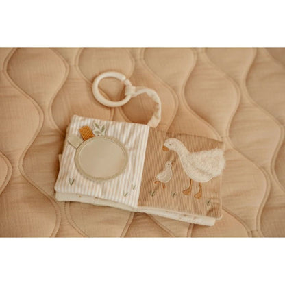 Little Dutch Závěsná textilní knížka s aktivitami Newborn Naturals
