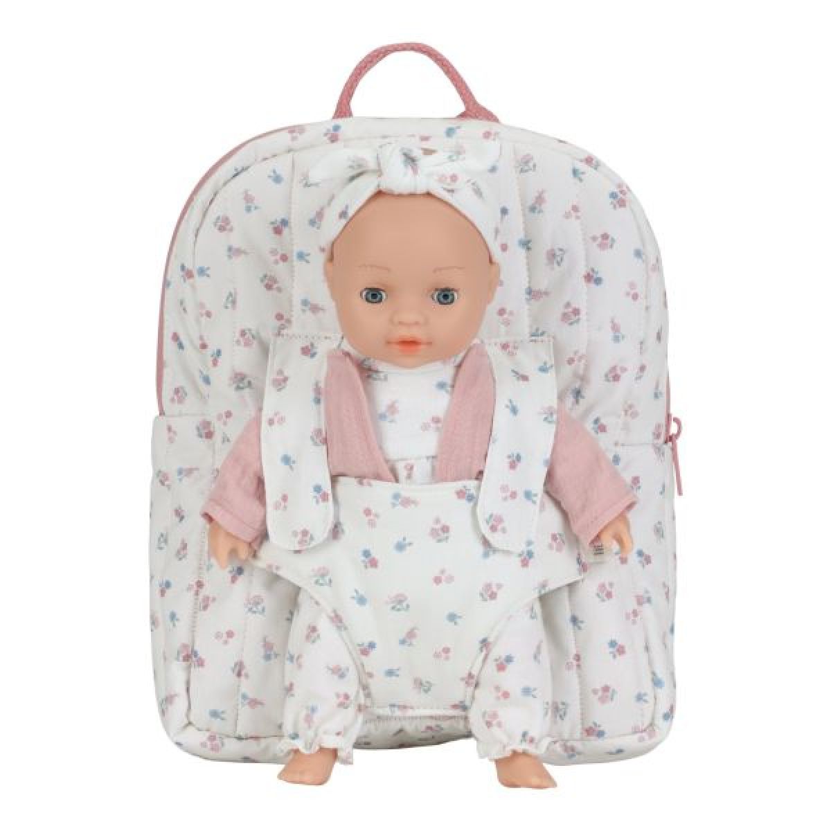 Little Dutch Batůžek s nosítkem pro panenky Pink