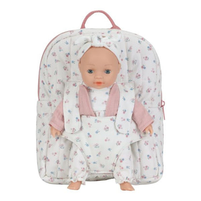 Little Dutch Batůžek s nosítkem pro panenky Pink
