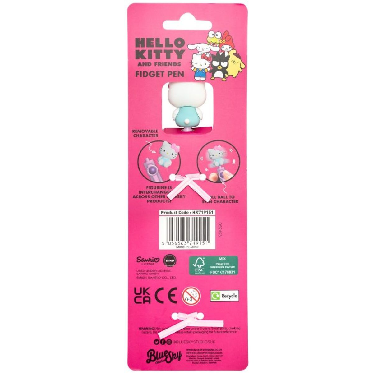 Hello Kitty pohyblivé pero DPL6