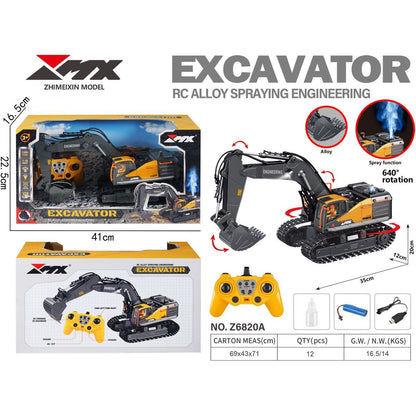 Alltoys RC bagr se sprejem 1:18 2.4Ghz