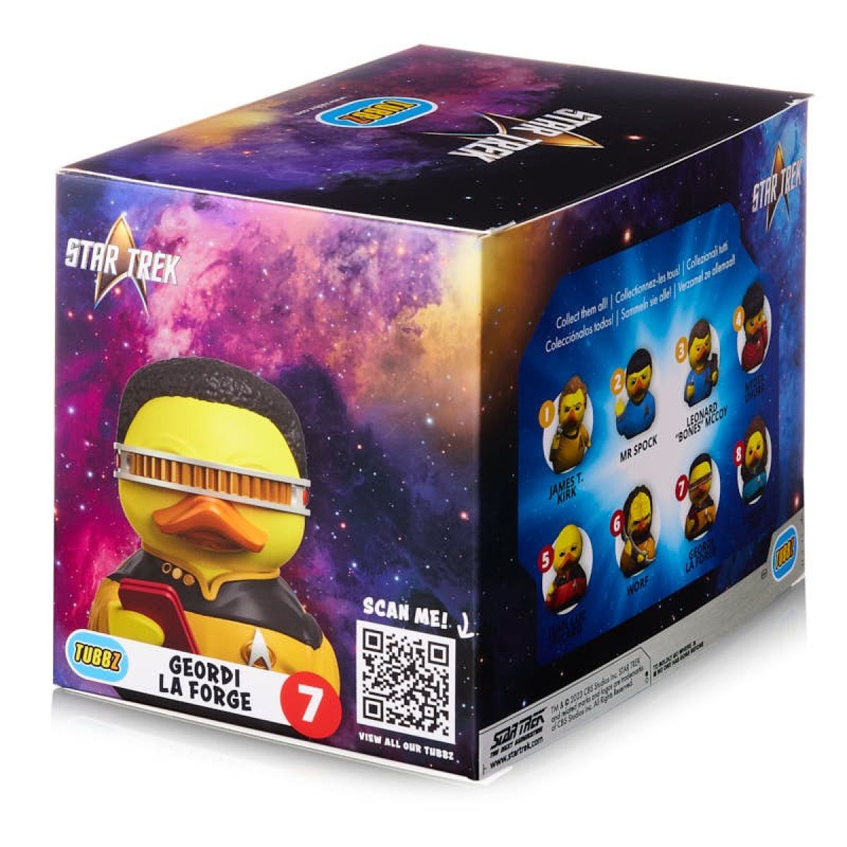 Tubbz kachnička Star Trek - Geordi La Forge