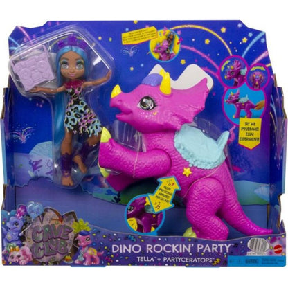 Mattel Cave Club panenka party teila s dino zvířátkem