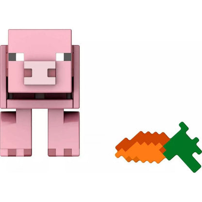 Mattel Minecraft 8 cm figurka Build a Portal Prase