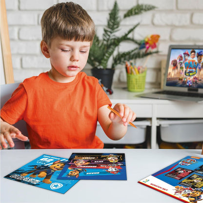 Škrábací obrázek 3 ks barevný Paw Patrol 20 x 20 cm