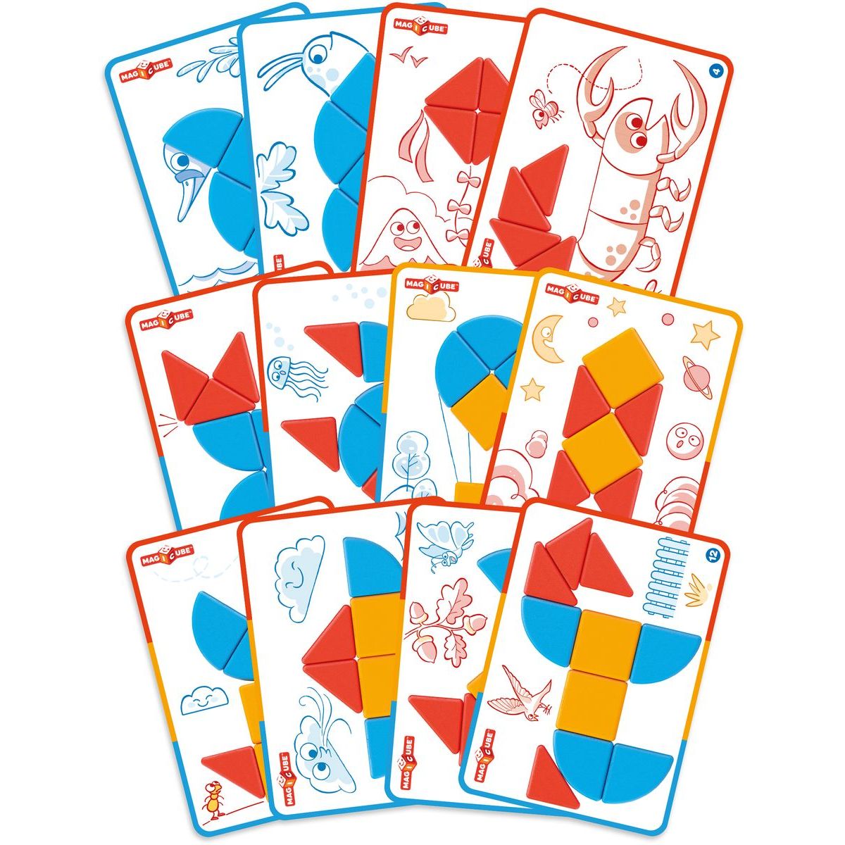 Geomag Magicube BlocksCards 16 dílů